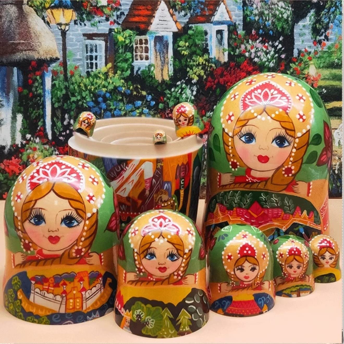 Amazon.co.jp: マトリョシカ ロシア人形 伝統的なマトリョーシカ人形